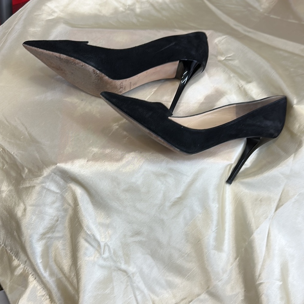 Jimmy Choo size 8 Black Suede Shoes - Picture 6 of 8
